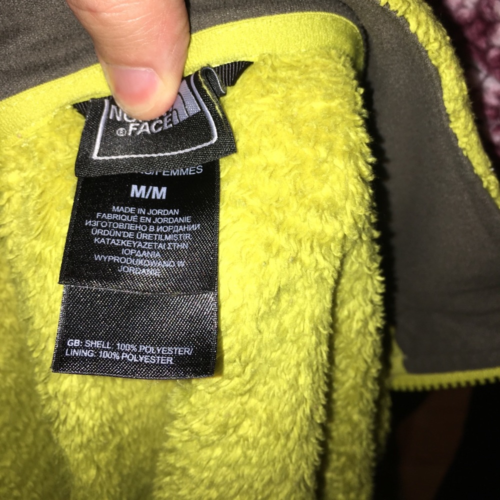 Medium north face jacket green